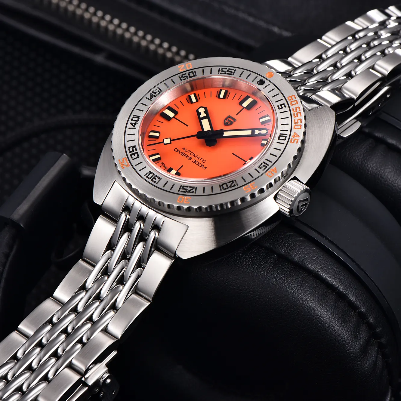 Pagani Design PD-1719 Diver's Orange Dial Men's Watch